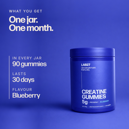 LAB27 Creatine Monohydrate Gummies | 5g Per Serve