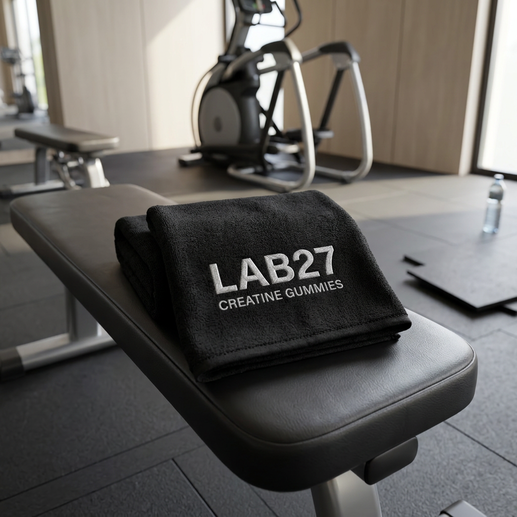 LAB27 Gym Towel with Pockets