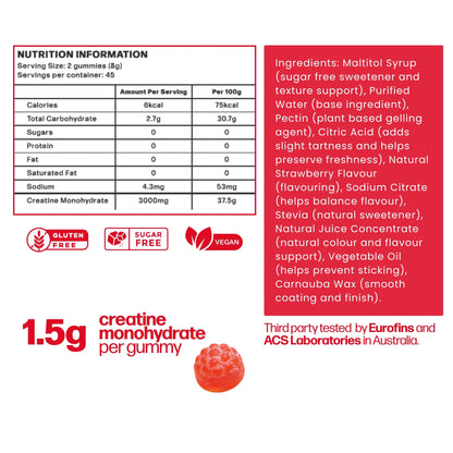 LAB27 Creatine Monohydrate Gummies